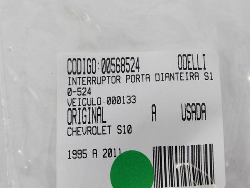 Interruptor Porta Dianteira S10 95/11 Usado (524)