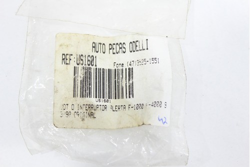 Botao Interruptor Alerta F-1000 F-4000 93/98 Original Usado