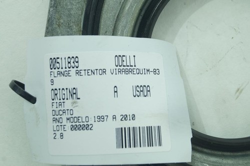 Flange Retentor Virabrequim Ducato 97/10 Usado (839)