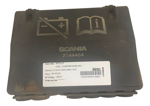 Caixa De Fusível Bateria R450 2020/2021 - 2844404