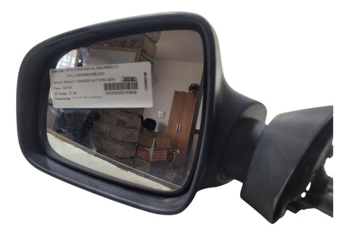 Retrovisor Esquerdo Renault Sandero 1.0 16v/ 2010 (al)