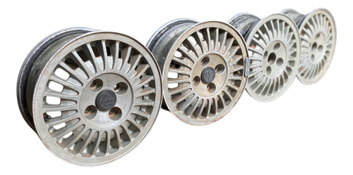 Jogo De Roda De Liga Leve Vw Santana Gl Aro 13 Furação 4x100