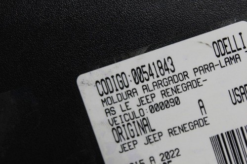 Moldura Alargador Para-lama Tras Le Jeep Renegade 15/22 Us (