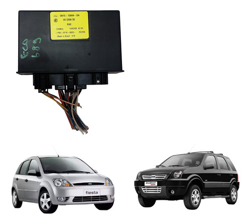 Módulo Conforto Vidro Trava Ford Fiesta Ecosport 2003 A 2007