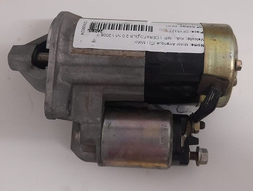 Motor De Arranque Kia Cerato Gls 2.0 2006 Automático 1250300