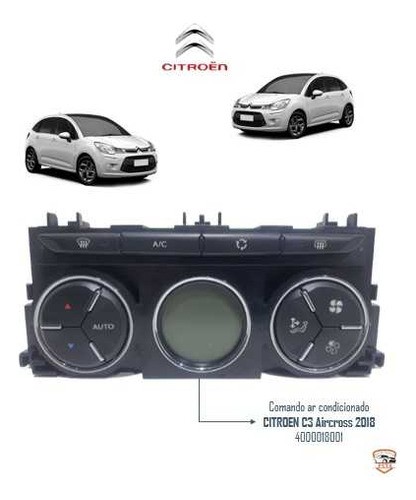  Comando Ar Condicionado Citroen C3 Aircross 2018 4000018001