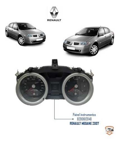 Painel Instrumentos 8200612048 Renault Megane 2007