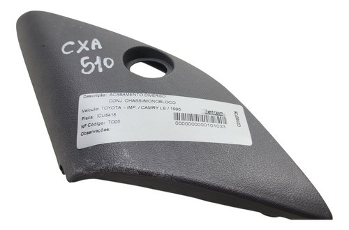 Acabamento Retrovisor Esquerdo Ford Ka 97/07 (al) Adl Cxa510