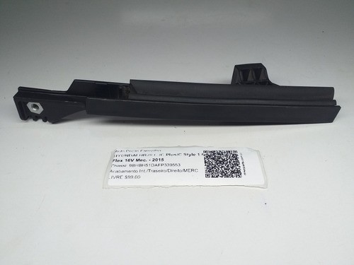 Canaleta Vidro Porta Trase L.d Hyundai Hb20 13/17 835451s200