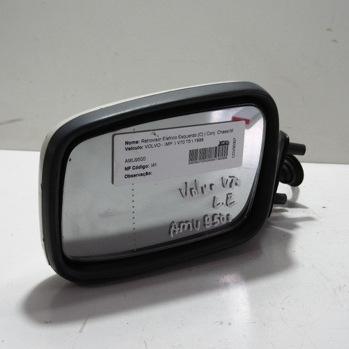 Espelho Retrovisor Elétrico Esquerdo Volvo V70 1997 A 2000