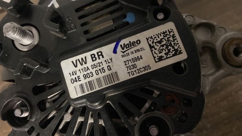 Alternador Volkswagen Nivus / T-cross 2021