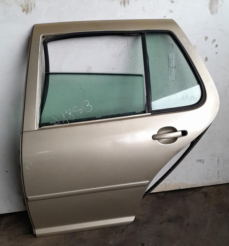 Porta Traseira Esquerda Champagne Vw Golf 99/08 C/ Detalhe