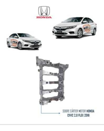 Sobre Cárter Motor Honda 2.0 Flex 2016 1305220247