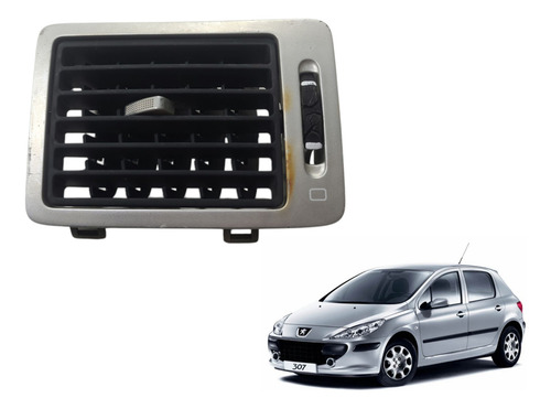 Difusor De Ar Esquerdo Peugeot 307 08 A 12 (al) Com Detalhe