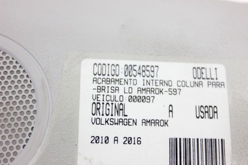 Acabamento Int Coluna Para-brisa Ld Amarok 10/16 Usado (597)