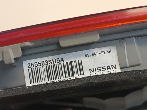 Lanterna Direita Tampa Traseira Sentra 2014 2015 A 2017 