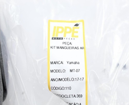 Kit Mangueiras De Ar Yamaha Mt07 Mt 07 (369)