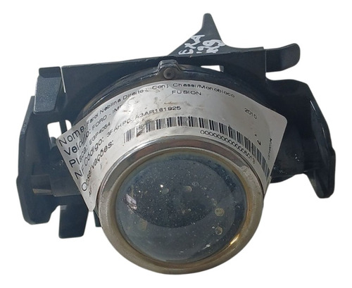 Luz De Milha Neblina L/d Ford Fusion  2010/2012 (ap) Cxa 529
