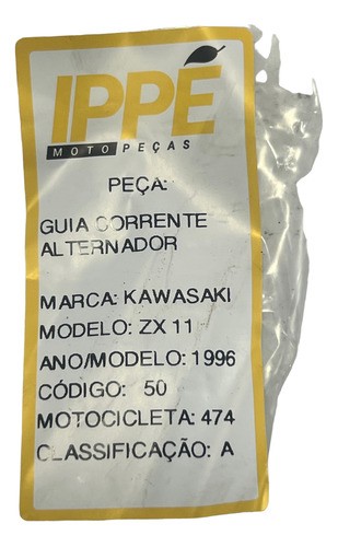 Guia Corrente Alternadakawasaki Zx11 (474) 1996