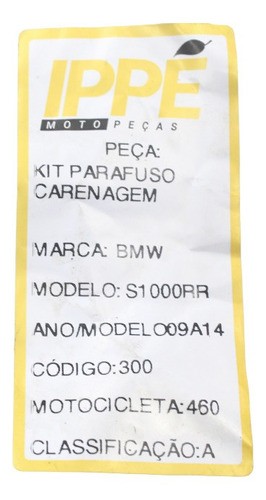 Parafuso Carenagem Kit  Bmw S1000 (460)