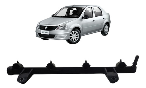 Flauta Bico Injetores Renault Logan 1.6 2009 (al)