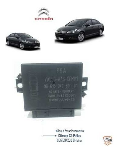 Módulo  Estacionamento Citroen C4 Pallas 9661594280 Original