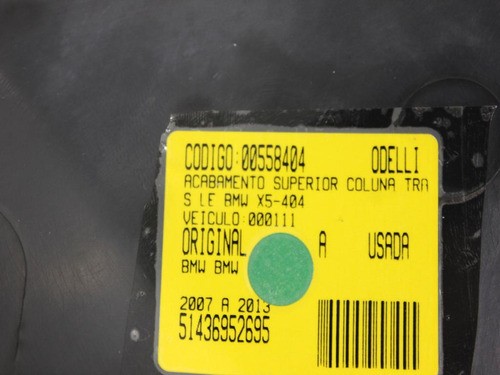 Acabamento Superior Col Tras Le Bmw X5 07/13 Us (404)