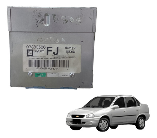 Módulo Injeção Gm Corsa 1.6 8v Gasolina 93383586 Faft Fj