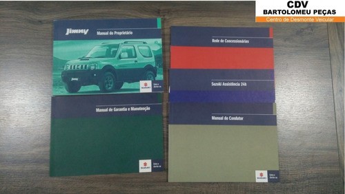 Manual De Instruções Suzuki Jimny 2017 Original