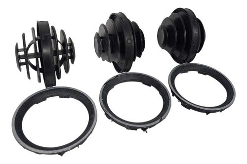 Kit 3 Difusor Saida Ar Volkswagen Gol G5 2009 2012