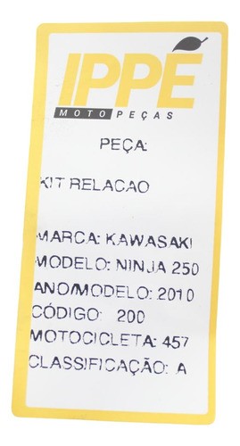 Kit Relaçoa Kawasaki 250 (457)