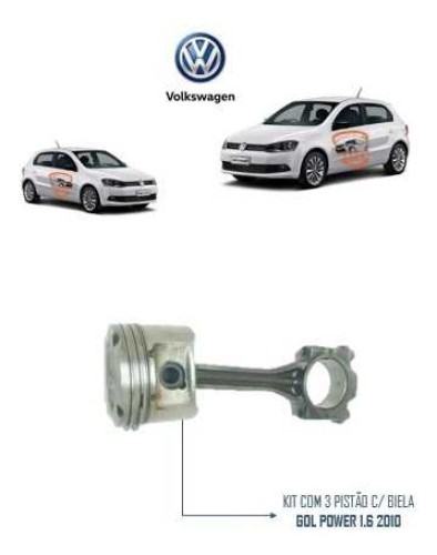 Pistão Biela Motor Vw Gol Saveiro Voyage G5 1.6 8v 2009 2010