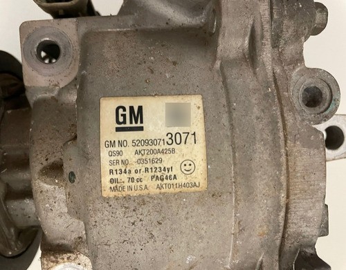 Compressor Ac Onix 1.0 Lt 2017 - 52093071