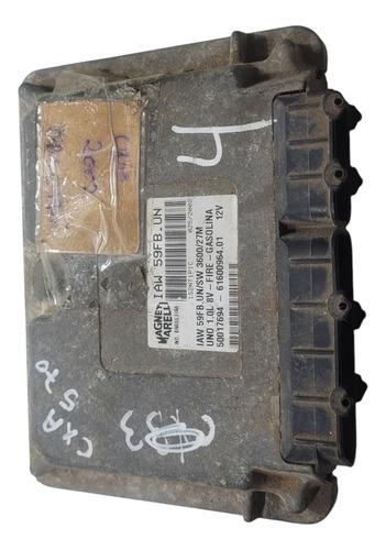 Módulo Injeção Fiat Uno 1.0 8v Gasolina/ 2002 (al) 50017694