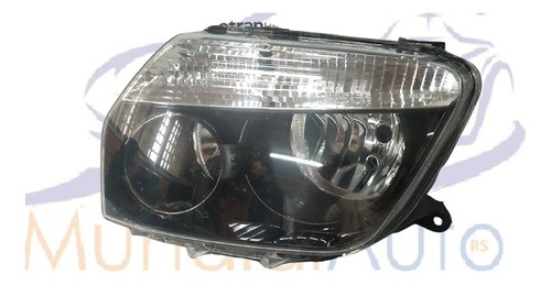 Farol Esquerdo Renault Duster 2014/2018  Masc Negra 19248