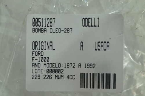 Bomba Oleo F-1000 72/92 Usado (287)