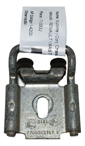 Batente Porta Traseira Bau Renault Master 2.5 2006 2012