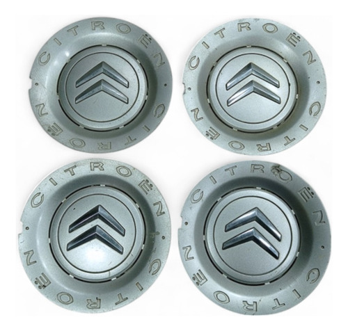 Kit Miolo Calota Tampa Da Roda Citroën C3 C4 2007 A 2013