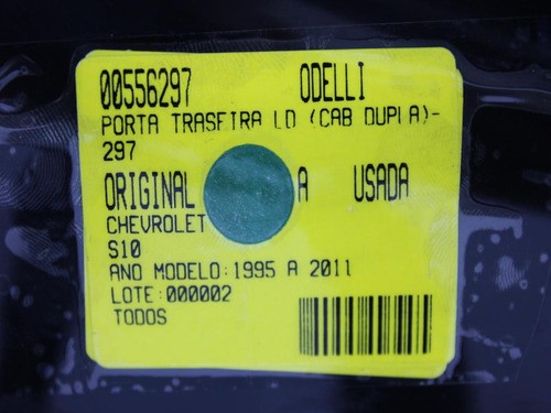 Porta Tras Ld (cab.dupla) S10 95/11 Us (297)