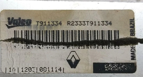 Valvula Expansão Block Renault Sandero Logan 1.6 T911334