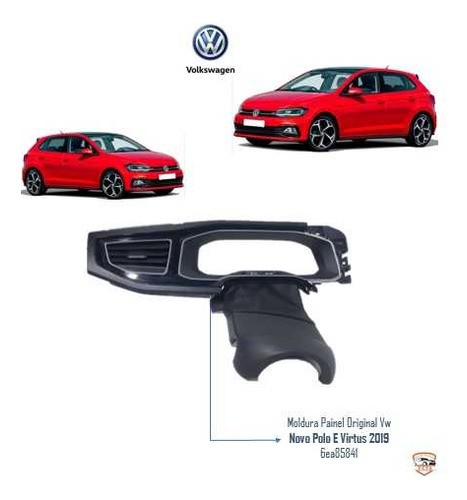 Moldura Painel Original Vw Novo Polo E Virtus 2019 6ea858417