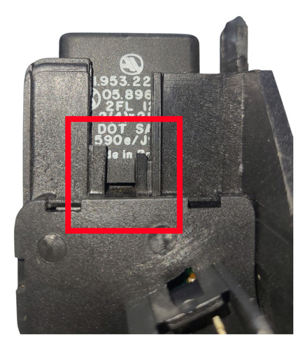 Comando Chave Seta Vw Logus 1994 (al) Com Detalhe