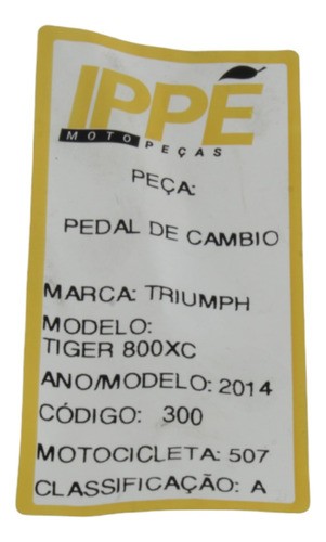 Pedal De Cambio Triumph Tiger 800xca (507) 2014