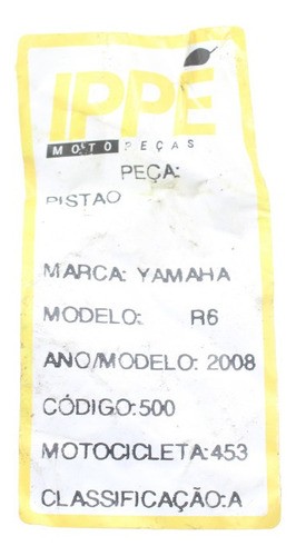 Pistão Yamaha Yzf R6 (453)