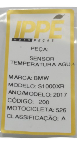 Sensor Temperatura Água Bmw S1000xr 2017 (526)