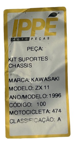 Tampa Filtro De Oleo Kawasaki Zx11 (474) 1996