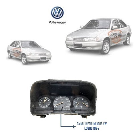 Painel Instrumentos Velocimetro Vw Logus 1994 1995 1996 1997