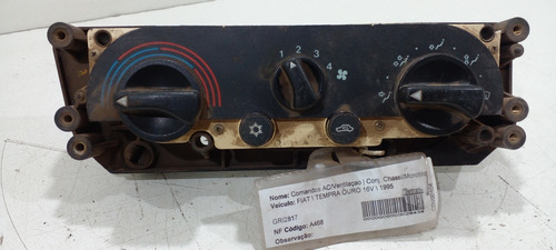 Comando Ar Condicionado Fiat Tempra Ouro 1993/97 (r)