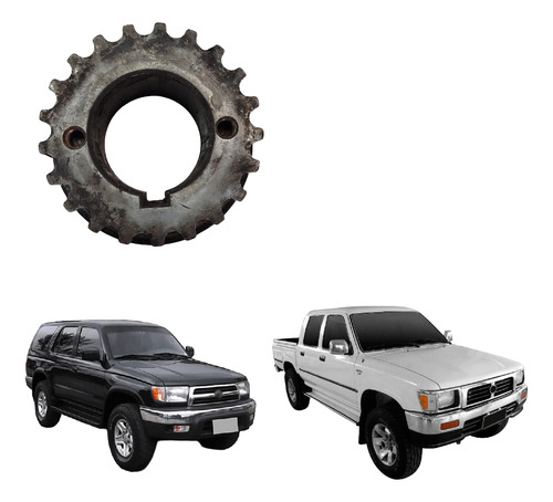 Engrenagem Eixo Virabrequim Hilux 2.4 2.8 3.0 21 Dentes