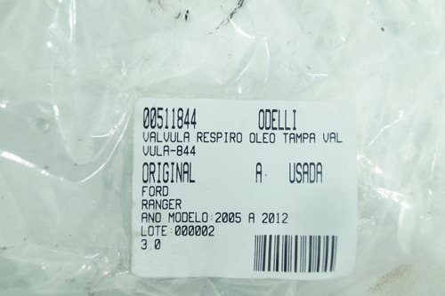 Válvula Respiro Óleo Tampa Válvula Ranger 05/12 Usado (844)